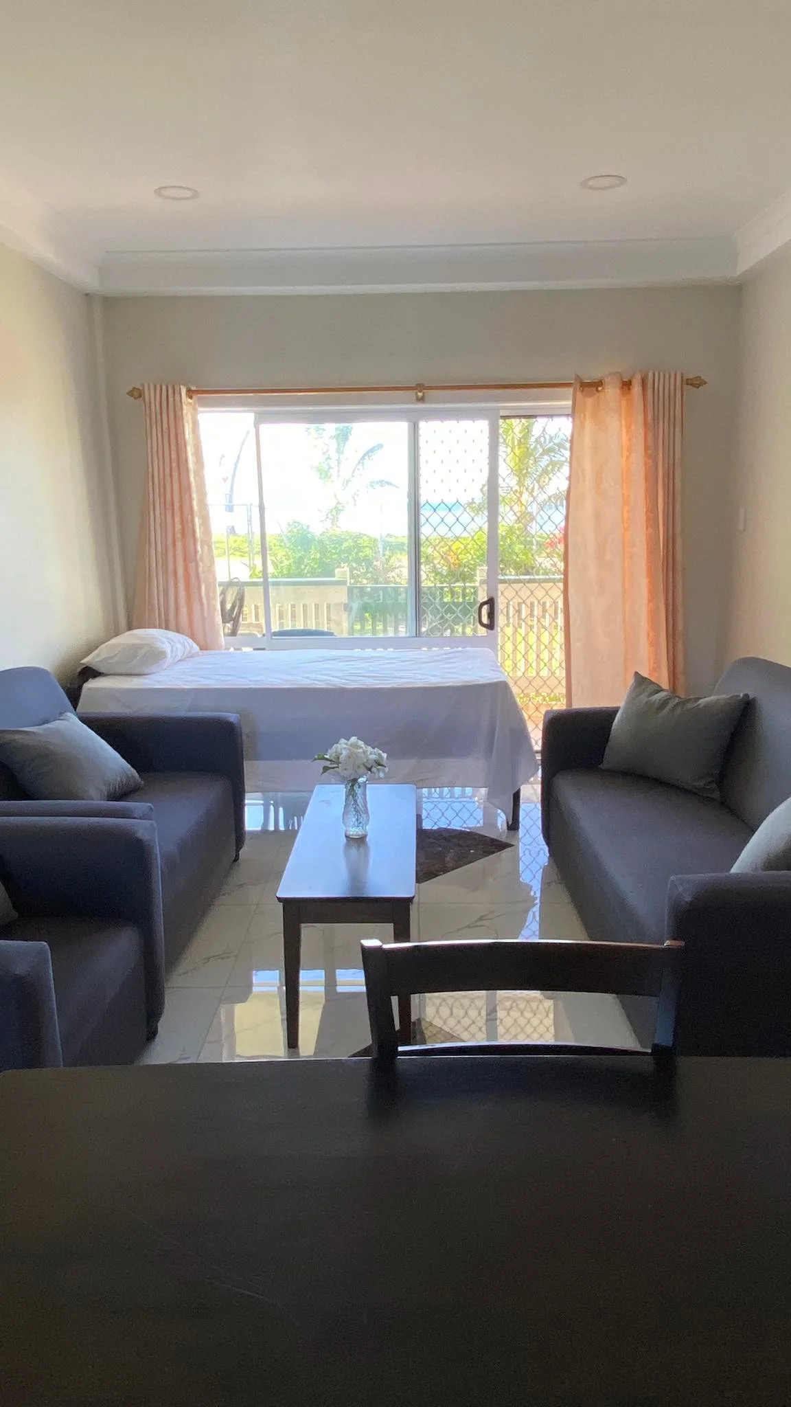 Apartment with extra bed