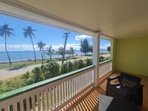 View of the ocean from balcony