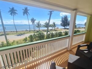 Balcony view of the ocean