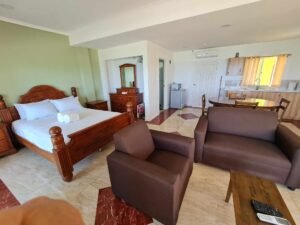 Room with bed and furniture 