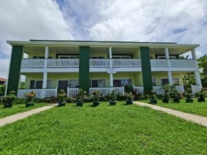 Sky lodge accommodation front view