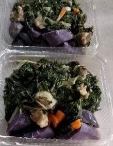 Food in a container