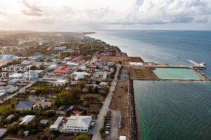 Aerial view of Nukualofa 