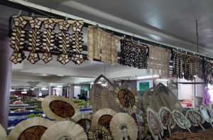 Handicrafts on display