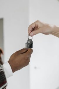 Handing over keys
